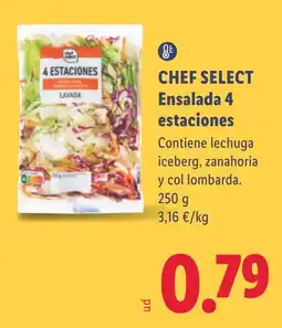 Lidl Chef select ensalada 4 estaciones oferta