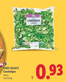 Lidl Chef Select Canónigos oferta