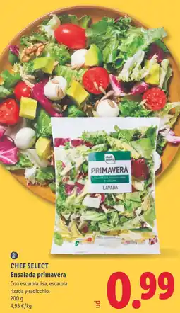 Lidl Chef select ensalada primavera oferta