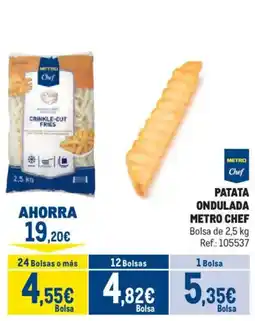 Makro Metro Chef patata ondulada oferta