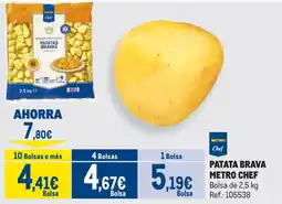 Makro Metro Chef patata brava oferta