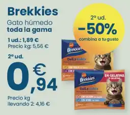 Clarel Brekkies gato húmedo toda la gama oferta