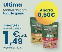 Clarel ultima snacks de gato toda la gama oferta