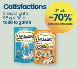 Clarel Catisfactions snacks gato oferta