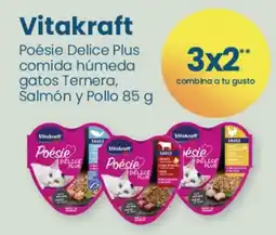 Clarel Vitakraft Poésie Delice Plus comida humeda gatos ternera salmon y pollo oferta