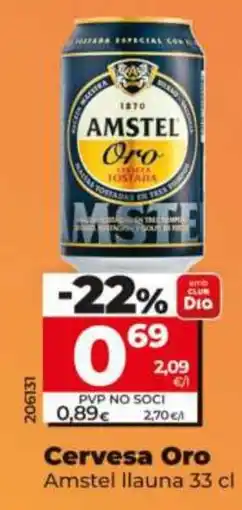 Maxi Dia Amstel Cervesa Oro oferta