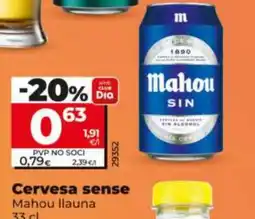 Maxi Dia Mahou cerveza sense oferta