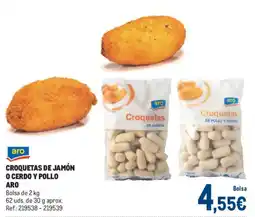 Makro Aro croquetas de jamón o cerdo y pollo oferta