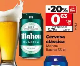 Maxi Dia Mahou cervesa clàssica oferta