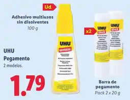 Lidl Uhu pegamento oferta
