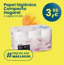 Clarel Hogarell papel higiénico compacto oferta