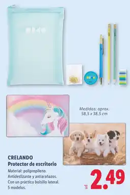 Lidl Crelando protector de escritorio oferta