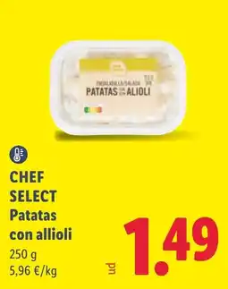 Lidl Chef select patatas con allioli oferta