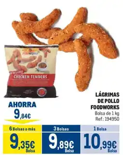 Makro Foodworks lágrimas de pollo oferta