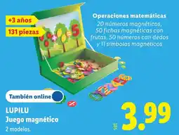 Lidl Lupilu juego magnético oferta
