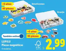 Lidl Lupilu piezas magnéticas oferta
