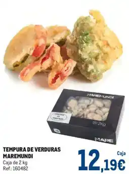 Makro Maremundi tempura de verduras oferta