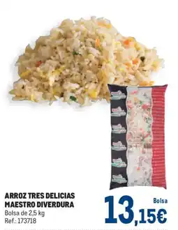 Makro Arroz tres delicias maestro divertura oferta