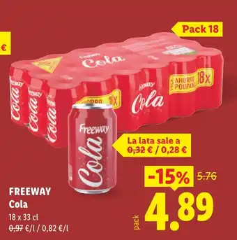 Lidl Freeway Cola oferta