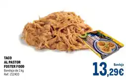 Makro Foster Food taco al pastor oferta