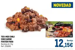 Makro Foster food tex-mex chili con carne oferta