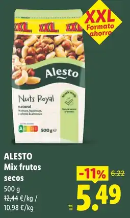 Lidl Alesto mix frutos secos oferta