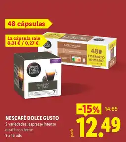 Lidl Nescafe dolce gusto oferta