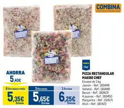 Makro makro chef pizza rectangular oferta