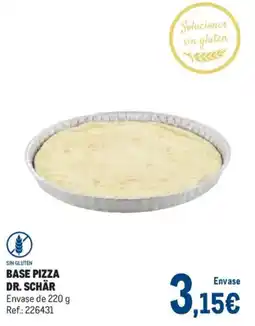 Makro Dr. Schär base pizza oferta