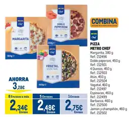 Makro Metro Chef pizza oferta