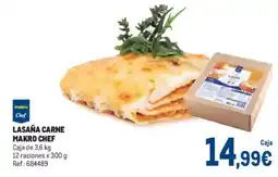 Makro makro chef lasaña carne oferta