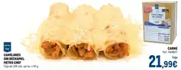Makro Metro Chef canelones sin bechamel oferta