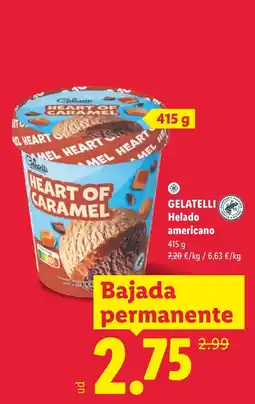 Lidl Gelatelli helado americano oferta