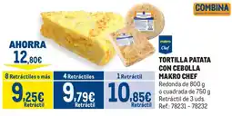 Makro makro chef tortilla patata con cebolla oferta