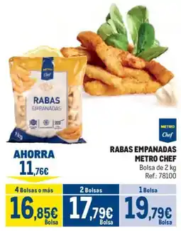 Makro Metro Chef rabas empanadas oferta