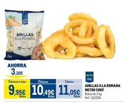 Makro Metro Chef anillas a la romana oferta