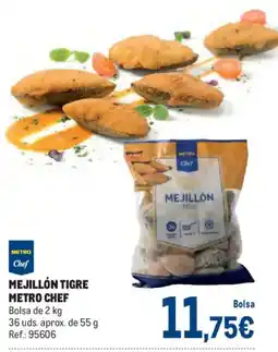 Makro Metro Chef mejillón tigre oferta