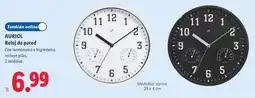 Lidl Auriol reloj de pared oferta