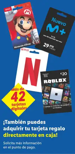 Lidl Nintendo eShop oferta