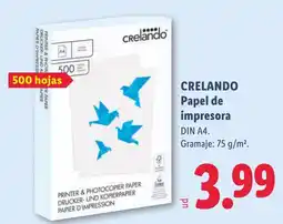 Lidl crelando papel de impresora oferta