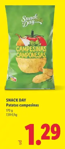 Lidl Snack Day patatas campesinas oferta