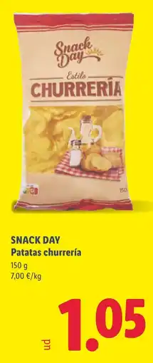 Lidl Snack Day patatas churrería oferta