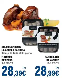 Makro La abuela cándida manitas de cerdo oferta