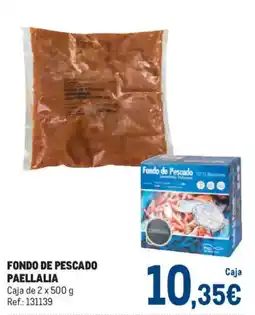 Makro Paellalia fondo de pescado oferta