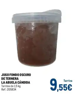 Makro La abuela cándida jugo fondo oscuro de ternera oferta