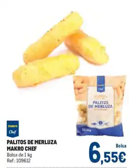 Makro makro chef palitos de merluza oferta
