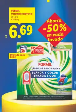 Lidl Formil Detergente universal oferta