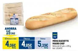 Makro makro chef media baguette oferta