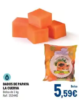 Makro La Cuerva dados de papaya oferta