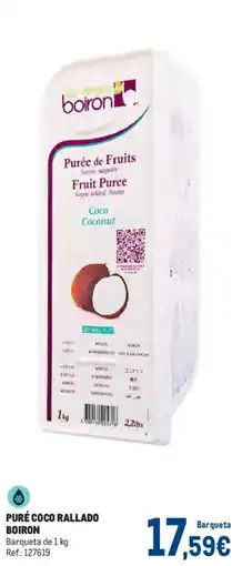 Makro Boiron puré coco rallado oferta